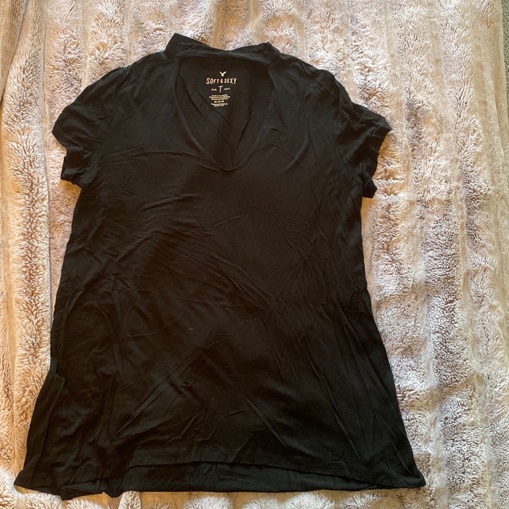 Black soft and sexy t shirt